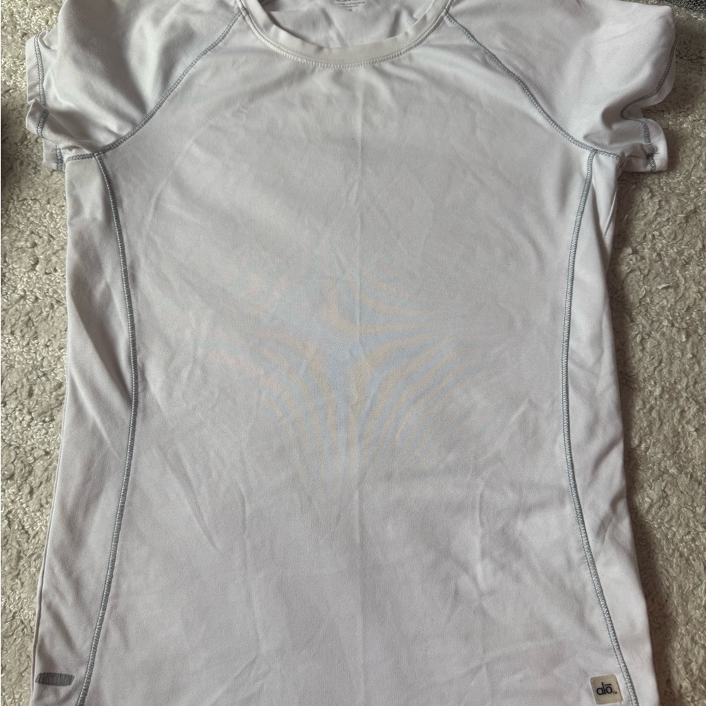 VINTAGE ALO White Athletic T-Shirt